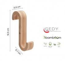 MEDIDAS COLGADOR BAMBU MERLINO GEDY